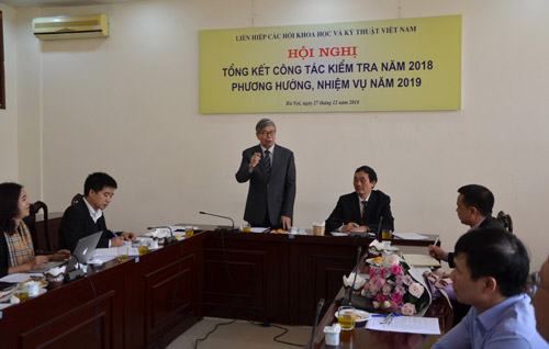 Bí thư Đảng Đoàn, Chủ tịch Liên hiệp Hội Việt Nam – Đặng Vũ Minh phát biểu