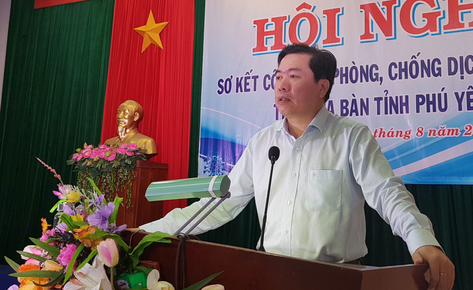 Đồng chí Trần Hữu Thế phát biểu chỉ đạo hội nghị. Ảnh: YÊN LAN