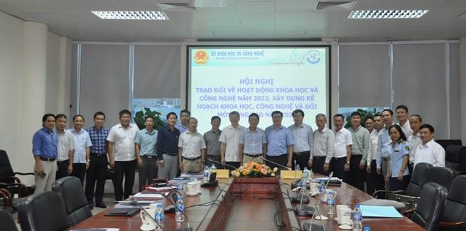 Hội nghị trao đổi về hoạt động KH&CN giữa Bộ KH&CN và Bộ Công Thương. (Ảnh: vjst.vn/)