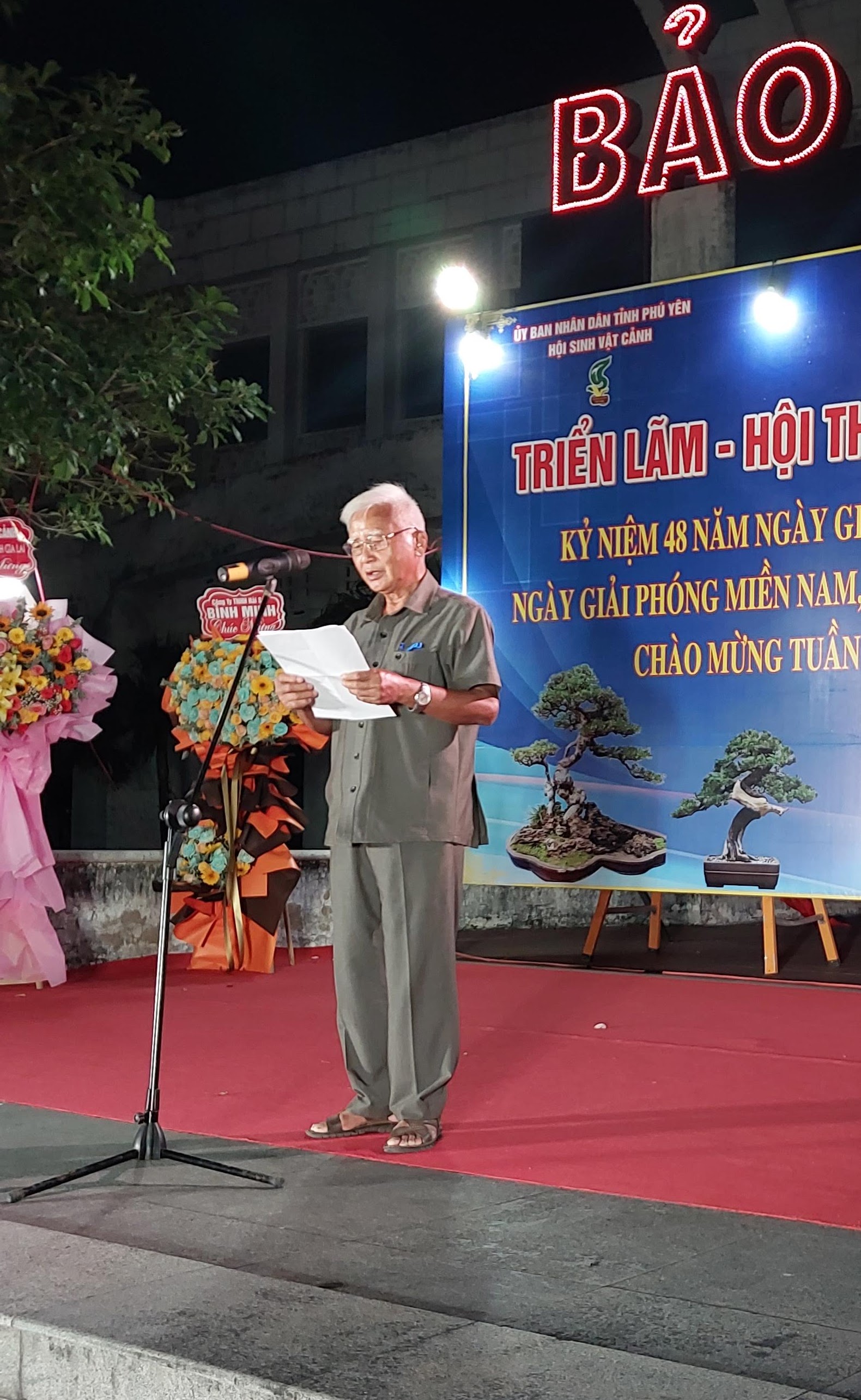 Ông Nguyễn Văn Trúc  - Chủ tịch Hội SVC phát biểu khai mạc