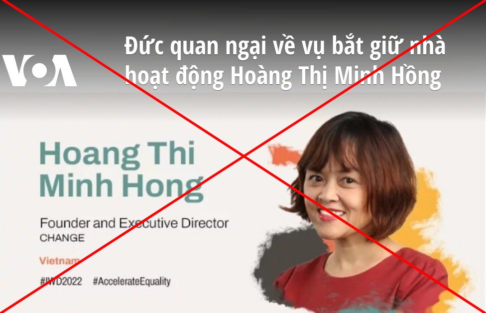 Đối tượng Hoàng Thị Minh Hồng. Ảnh: Internet