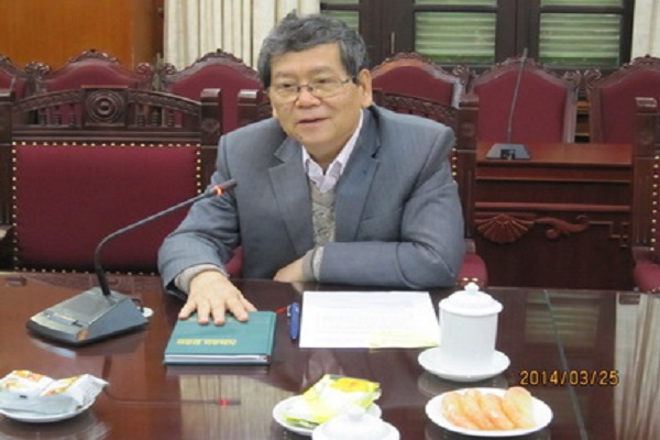 Tiến sĩ Vũ Ngọc Hoàng- UVTW Đảng, Phó Trưởng ban Thường trực BanTuyên giáo Trung ương, kiêm Phó Chủ tịch Liên hiệp các Hội KH&KT Việt Nam. - Ảnh: 