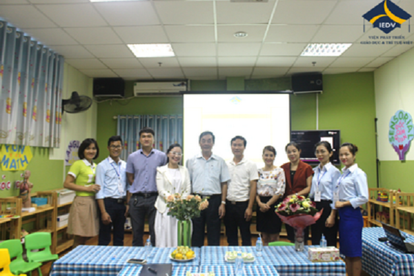 Lãnh đạo Liên hiệp Hội Việt Nam thăm và làm việc tại Viện Phát triển Giáo dục và Trí tuệ Việt (IEDV)