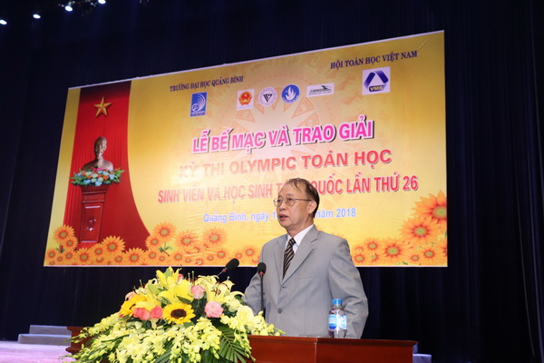 TS Phạm Văn Tân, Phó Chủ tịch kiêm Tổng thư ký Liên hiệp Hội Việt Nam phát biểu tại buổi Lễ