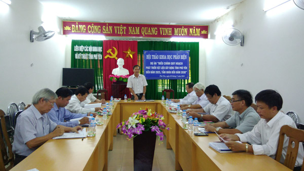 Th.S Nguyễn Hoài Sơn – Chủ tịch Liên hiệp Hội – Phát biểu khai mạc Hội thảo