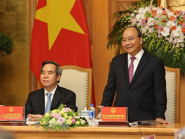 Thủ tướng Nguyễn Xuân Phúc phát biểu - Ảnh: TTXVN