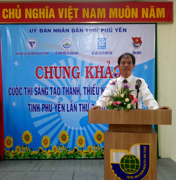ThS. Nguyễn Hoài Sơn – Chủ tịch Liên hiệp Hội, Trưởng Ban tổ chức, Chủ tịch Hội đồng chấm thi
