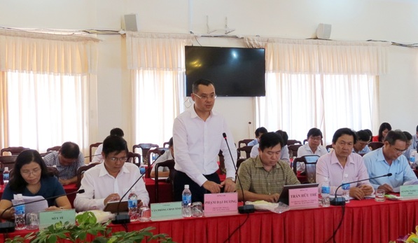 Chủ tịch UBND tỉnh Phạm Đại Dương mong muốn Đoàn công tác chia sẻ, định hướng để ngành nông nghiệp Phú Yên phát triển bền vững