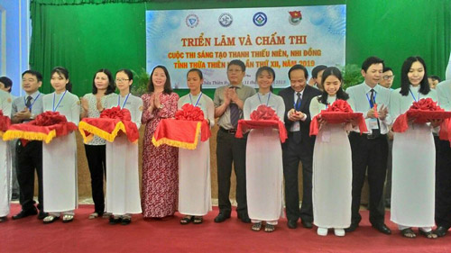 Khai mạc triển lãm và chấm thi Cuộc thi Sáng tạo Thanh thiếu niên, Nhi đồng tỉnh Thừa Thiên Huế lần thứ XII, năm 2019