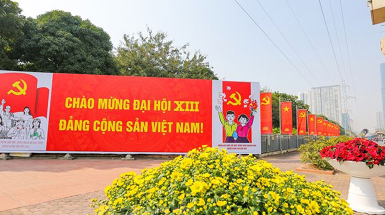Đại hội Đại biểu toàn quốc lần thứ XIII của Đảng sẽ chính thức diễn ra từ ngày 25/1 đến ngày 2/2/2021 tại Thủ đô Hà Nội. Ảnh: Vietnam+
