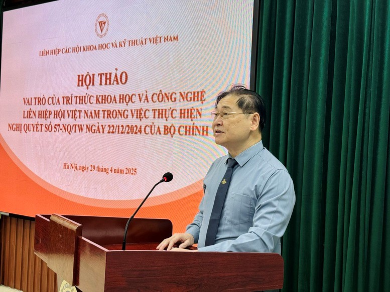 Chủ tịch Liên hiệp Hội Việt Nam Phan Xuân Dũng kêu gọi đội ngũ trí thức KH&CN tiên phong thực hiệnNghị quyết 57-NQ/TW