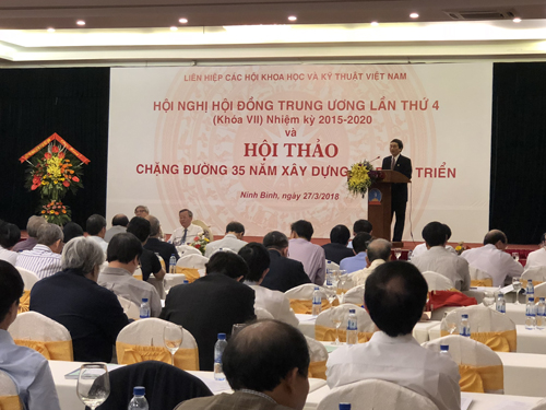 Đồng chí Phan Tùng Mậu - PCT. Liên hiệp Hội Việt Nam triển khai nhiệm vụ
